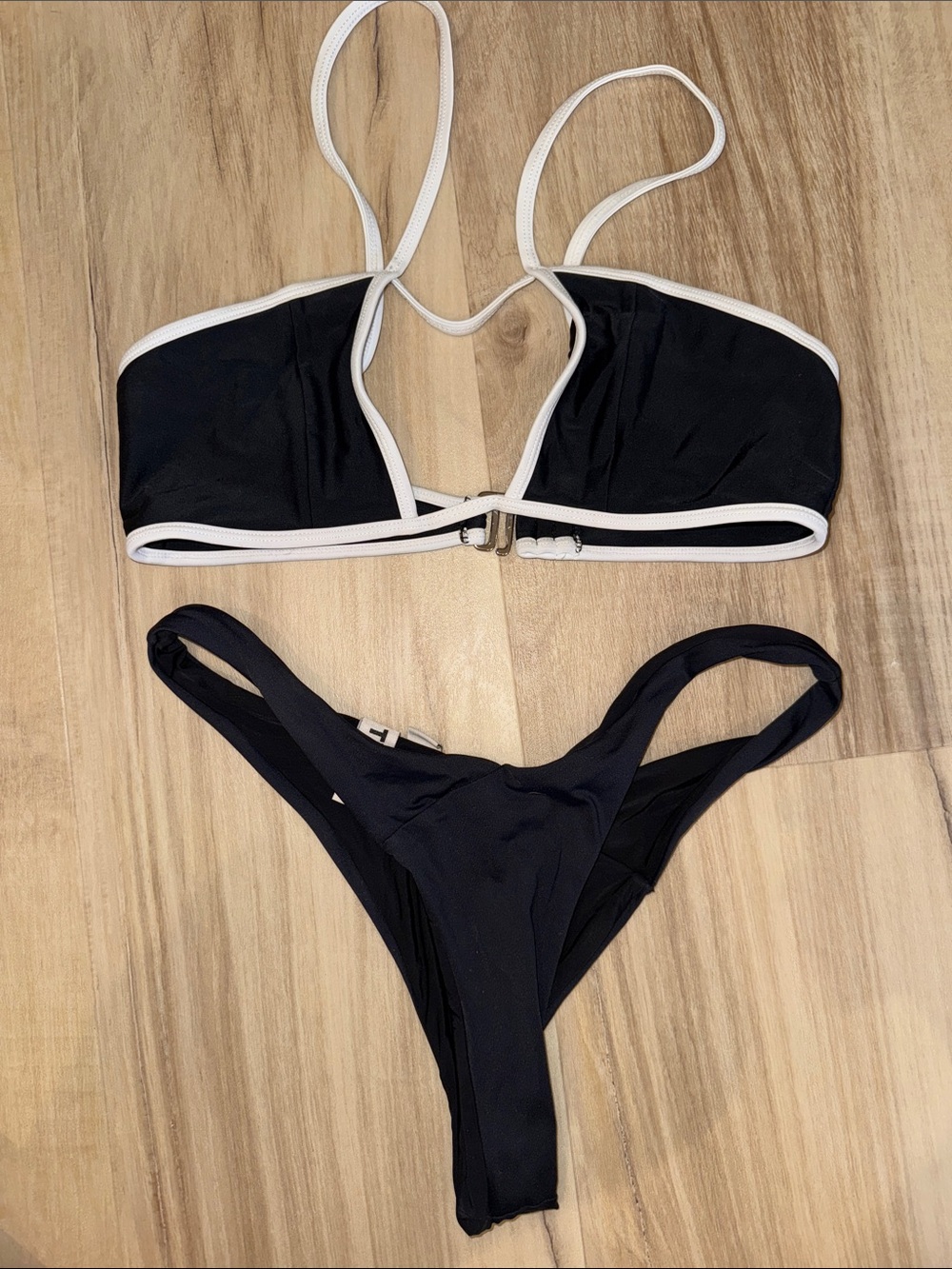 House of Harlow/ Twin Black/White Bikini Set
